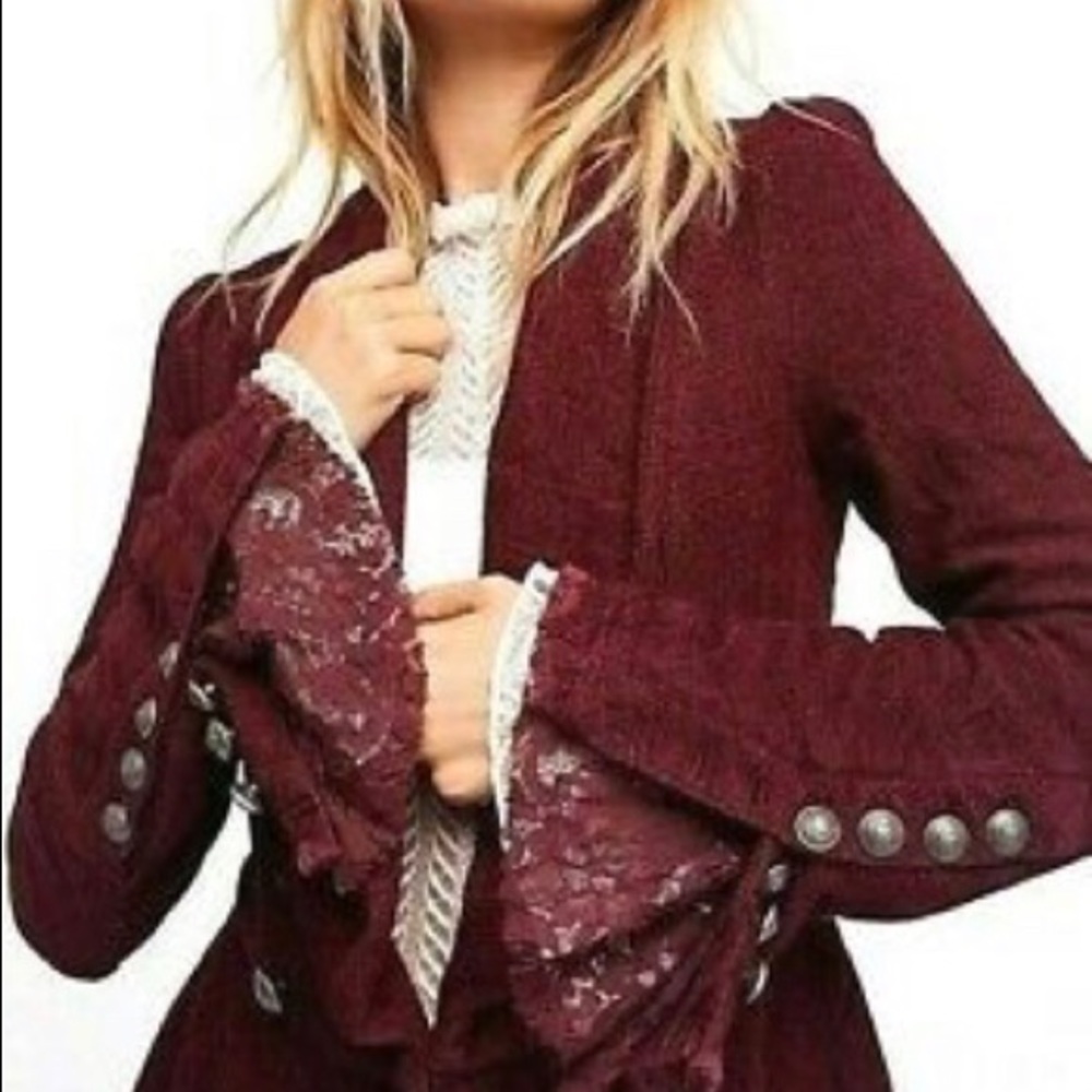 Free People, Rust colored blazer - Picture 2 of 6